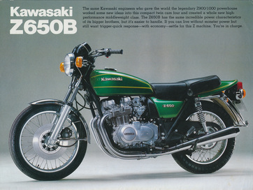 The great Z650B - one of the best early 4's. Image: Kawasaki